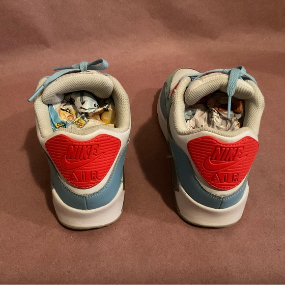 Teenager Nike Air Max Girl’s Shoes Size 6Y Leather Multicolor - Picture 4 of 7